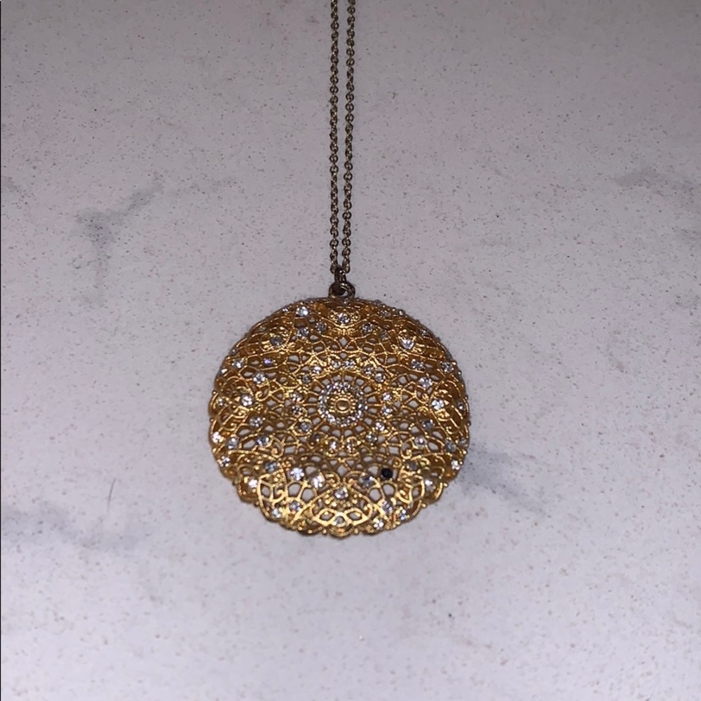 Long Medallion Necklace